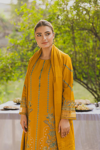 PERIDOT PEACH VELVET EMBROIDERED COLLECTION PR-388A