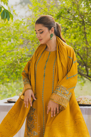 PERIDOT PEACH VELVET EMBROIDERED COLLECTION PR-388A