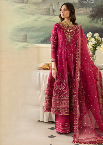 SUAVE BY EMAN ADEEL LUXURY FORMAL -SALVIA