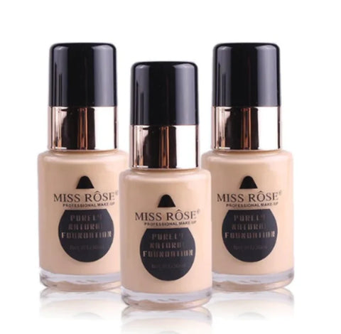 MISS ROSE PURELY NATURAL FOUNDATION 30ML