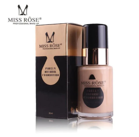 MISS ROSE PURELY NATURAL FOUNDATION 30ML