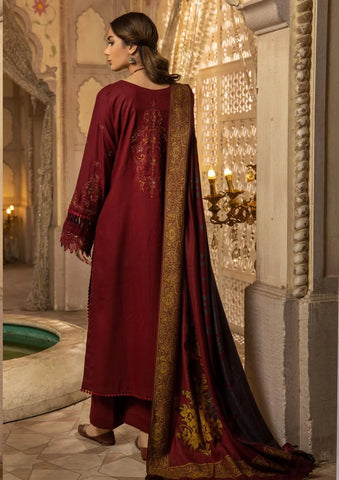SHAISTA SAMI PEACH EMBROIDERED COLLECTION D-399
