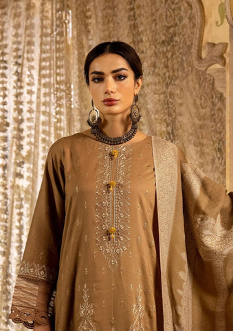 SHAISTA SAMI PEACH EMBROIDERED COLLECTION D-401