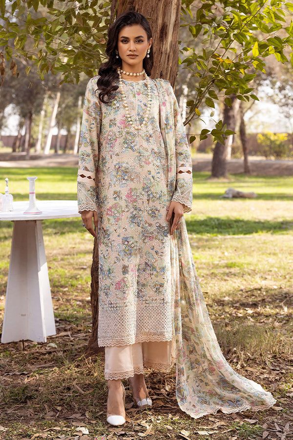 SHAISTA CHIKANKARI PRINT COLLECTION D-12