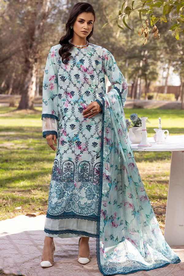 SHAISTA CHIKANKARI PRINT COLLECTION D-06
