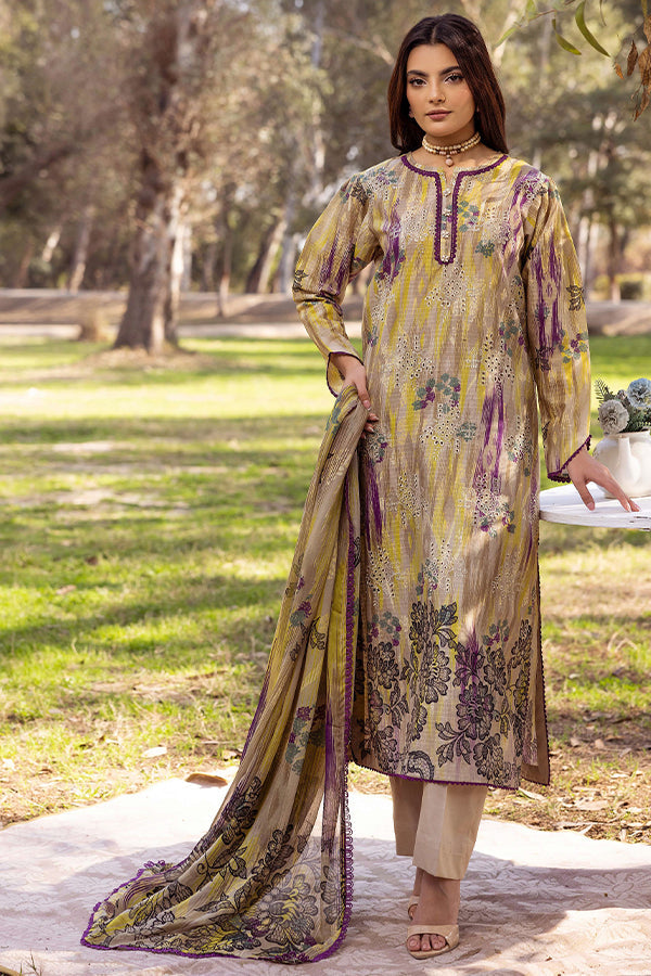 SHAISTA CHIKANKARI PRINT COLLECTION D-09