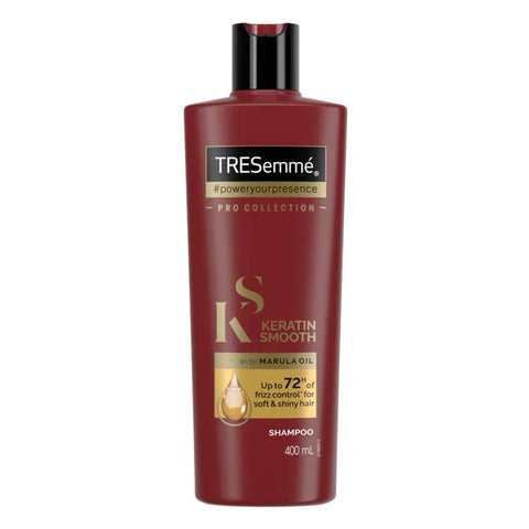 TRESEMME KERATN SAMOOTH UPTO 72H FRIZZ CONTROL SHMPOO 400ML