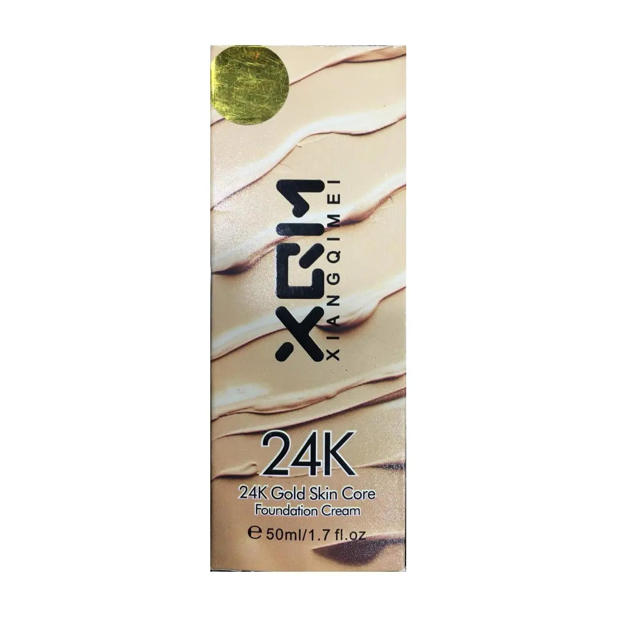XQM 24K GOLD SKIN CARE FOUNDITION CREAM 50ML