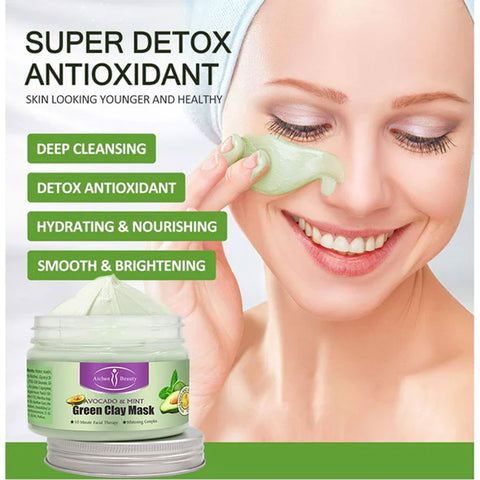 AICHUN BEAUTY AVOCADO * MINT GREEN CLAY MASK150G