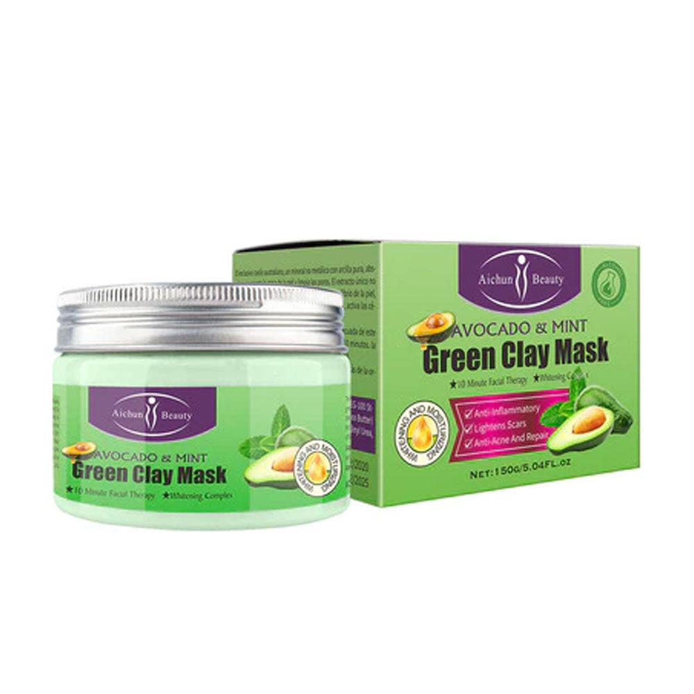 AICHUN BEAUTY AVOCADO * MINT GREEN CLAY MASK150G