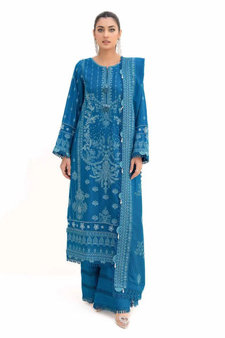 GUL AHMED -3PC Unstitched Embroidered Acrylic Suit with Embroidered Acrylic Dupatta AP-42005