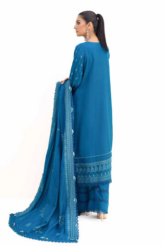 GUL AHMED -3PC Unstitched Embroidered Acrylic Suit with Embroidered Acrylic Dupatta AP-42005