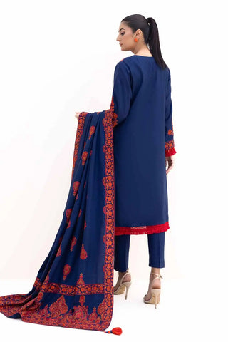 GUL AHEMD -3PC Unstitched Embroidered Acrylic Suit with Embroidered Acrylic Dupatta AP-42012