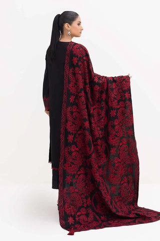 GUL AHMED -3 Piece Unstitched Embroidered Acrylic Suit with Embroidered Acrylic Dupatta AP-42013