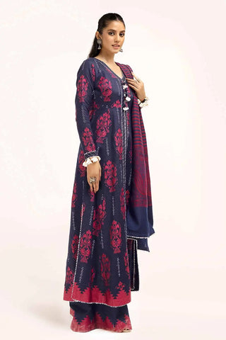 GUL AHEMD -3 Piece Unstitched Jacquard Suit with Pashmina Dupatta AP-42023