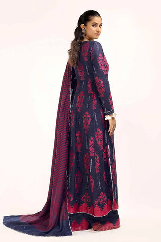 GUL AHEMD -3 Piece Unstitched Jacquard Suit with Pashmina Dupatta AP-42023