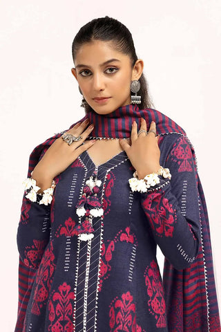 GUL AHEMD -3 Piece Unstitched Jacquard Suit with Pashmina Dupatta AP-42023