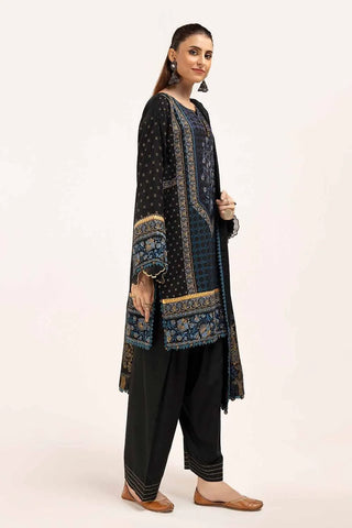 GUL AHMED -3 Piece Unstitched Embroidered Acrylic Suit with Pashmina Dupatta AP-42024