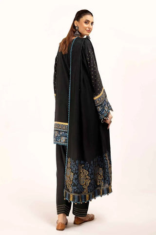 GUL AHMED -3 Piece Unstitched Embroidered Acrylic Suit with Pashmina Dupatta AP-42024