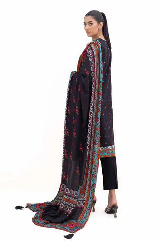 GUL AHEMD -3PC Unstitched Printed Khaddar Suit with Printed Pashmina Dupatta AP-42030