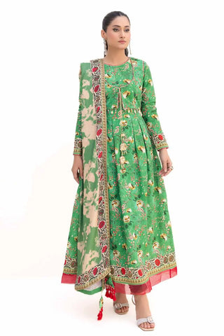 GUL AHMED -3PC Unstitched Printed Khaddar Suit with Printed Pashmina Dupatta AP-42036
