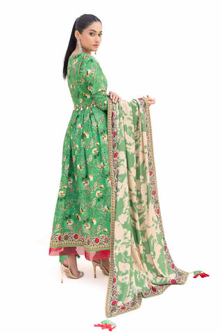 GUL AHMED -3PC Unstitched Printed Khaddar Suit with Printed Pashmina Dupatta AP-42036