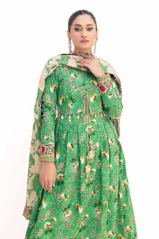 GUL AHMED -3PC Unstitched Printed Khaddar Suit with Printed Pashmina Dupatta AP-42036