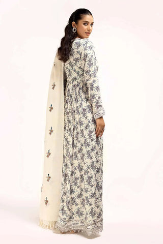 GUL AHMED -3 Piece Unstitched Printed Cotail Suit with Embroidered Acrylic Dupatta AP-42039