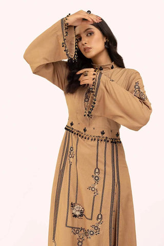 GUL AHMED -2PC Unstitched Embroidered Karandi Suit AT-42003
