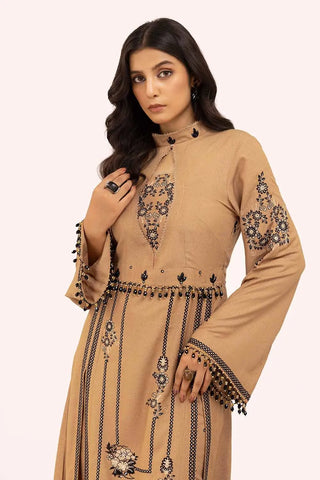GUL AHMED -2PC Unstitched Embroidered Karandi Suit AT-42003