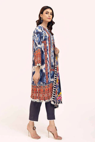 GUL AHMED -3PC Unstitched Printed Karandi Suit AY-42004