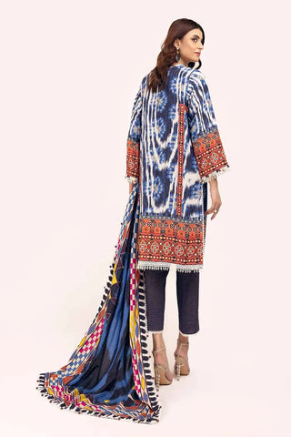 GUL AHMED -3PC Unstitched Printed Karandi Suit AY-42004