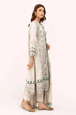 GUL AHMED -3 Piece Unstitched Embroidered Karandi Suit with Embroidered Karandi Dupatta AY-42007