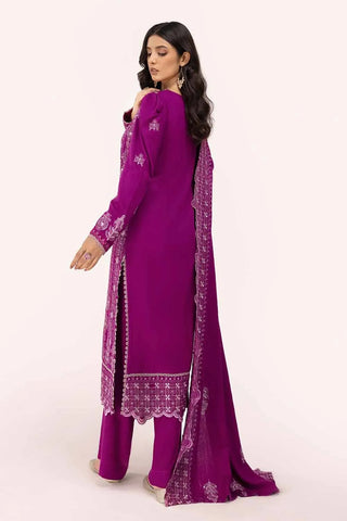 GUL AHMED -3 Piece Unstitched Embroidered Karandi Suit with Embroidered Karandi Dupatta AY-42009