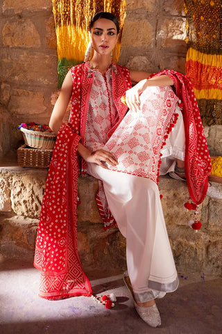 GUL AHMED-3 Piece Unstitched Printed Lawn Suit CL-42316 A