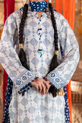 GUL AHMED-3 Piece Unstitched Printed Lawn Suit CL-42316 B