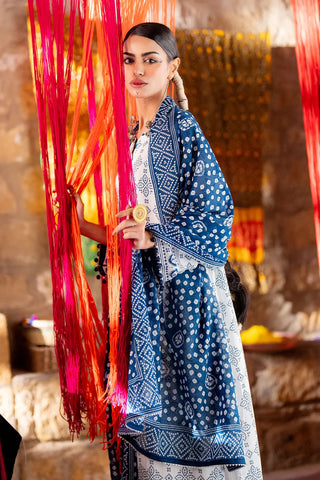 GUL AHMED-3 Piece Unstitched Printed Lawn Suit CL-42316 B