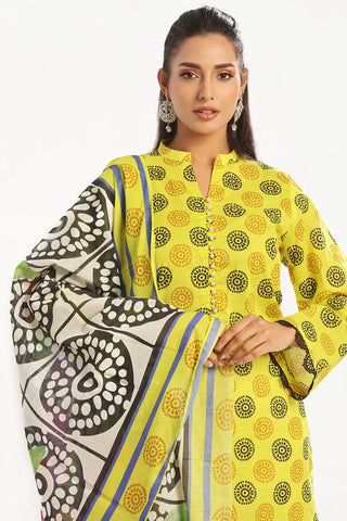 GUL AHMED -3 Piece Unstitched Printed Lawn Suit with Printed Lawn Dupatta CL-52457