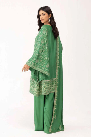 GUL AHMED -3PC Unstitched Embroidered Cotail Suit with Embroidered Cotail Dupatta CV-42007