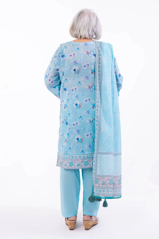GUL AHMED -3 Piece Unstitched Printed Lawn Suit CL-52128 B