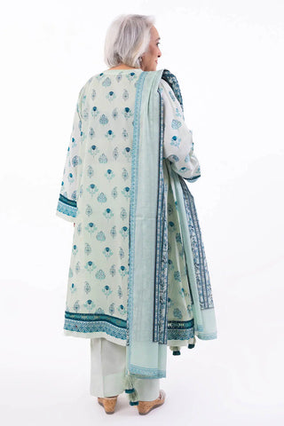 GUL AHMED -3 Piece Unstitched Printed Lawn Suit CL-42300 A