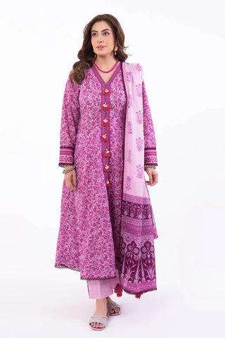 GUL AHMED -3 Piece Unstitched Printed Lawn Suit CL-52372 A
