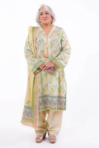 GUL AHMED -3 Piece Unstitched Printed Lawn Suit CL-52126 B
