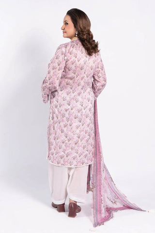 GUL AHMED -3 Piece Unstitched Printed Lawn Suit with Printed Chiffon Dupatta BM-52031