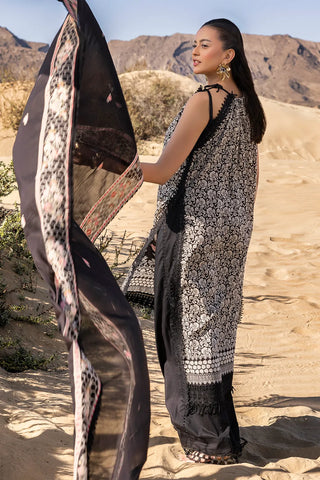 GUL AHMED -3 Piece Unstithed Printed Lawn Suit with Embroidered Denting Lawn Dupatta DN-52012