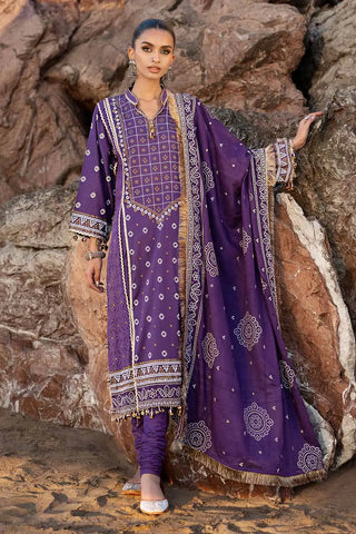 GUL AHMED -3 Piece Unstitched Embroidered Lawn Suit CL-52169