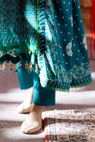GUL AHMED-3 Piece Unstitched Gold Printed Lawn Suit CL-52484 A