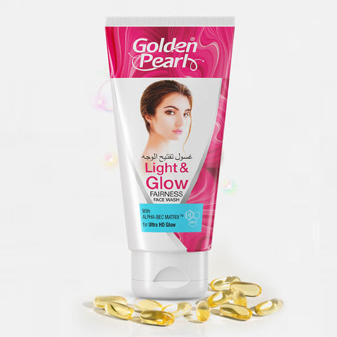 GOLDEN PEARL LOIGHT & GLOW FAIRNESS FACE WASH 75ML