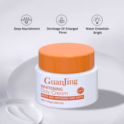 GUANJING WHITENING DAY CREAM  WHITENING & ISOLATION 100G