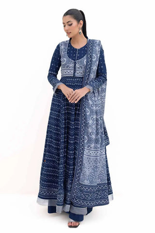 GUL AHMED -3PC Unstitched Printed Light Khaddar Suit K-42005 L